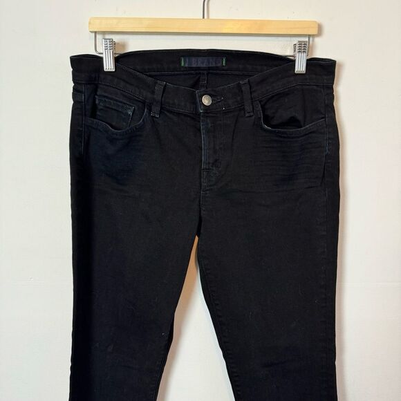 J Brand Black Jett Low Rise Skinny Jeans Style 3912C026 Women's Size 31 - Picture 4 of 12